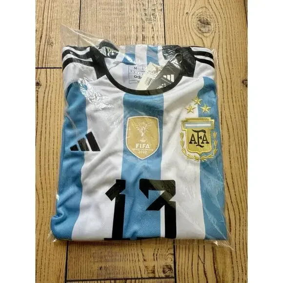 2022 Adidas World Cup 3 STAR Argentina C.Romero S Authentic